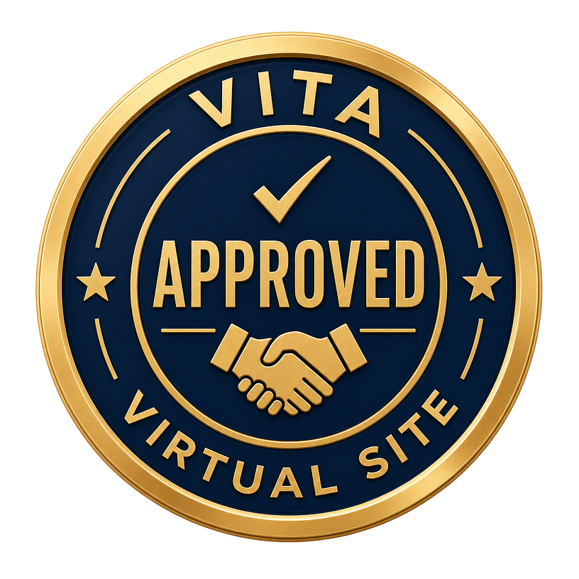 VITA approved virtual site badge